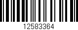 Código de barras (EAN, GTIN, SKU, ISBN): '12583364'
