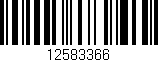Código de barras (EAN, GTIN, SKU, ISBN): '12583366'