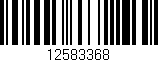 Código de barras (EAN, GTIN, SKU, ISBN): '12583368'