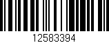 Código de barras (EAN, GTIN, SKU, ISBN): '12583394'