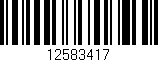 Código de barras (EAN, GTIN, SKU, ISBN): '12583417'