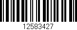 Código de barras (EAN, GTIN, SKU, ISBN): '12583427'
