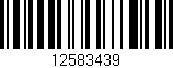 Código de barras (EAN, GTIN, SKU, ISBN): '12583439'