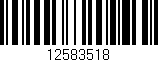 Código de barras (EAN, GTIN, SKU, ISBN): '12583518'