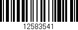 Código de barras (EAN, GTIN, SKU, ISBN): '12583541'