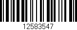 Código de barras (EAN, GTIN, SKU, ISBN): '12583547'
