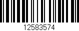 Código de barras (EAN, GTIN, SKU, ISBN): '12583574'