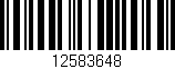 Código de barras (EAN, GTIN, SKU, ISBN): '12583648'