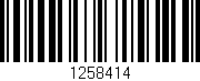 Código de barras (EAN, GTIN, SKU, ISBN): '1258414'