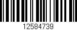 Código de barras (EAN, GTIN, SKU, ISBN): '12584739'