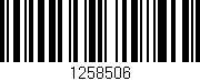 Código de barras (EAN, GTIN, SKU, ISBN): '1258506'