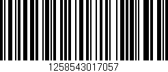 Código de barras (EAN, GTIN, SKU, ISBN): '1258543017057'