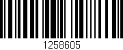 Código de barras (EAN, GTIN, SKU, ISBN): '1258605'