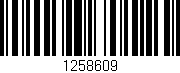 Código de barras (EAN, GTIN, SKU, ISBN): '1258609'