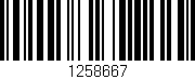 Código de barras (EAN, GTIN, SKU, ISBN): '1258667'