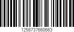 Código de barras (EAN, GTIN, SKU, ISBN): '1258737660663'