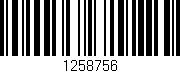 Código de barras (EAN, GTIN, SKU, ISBN): '1258756'