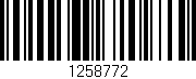 Código de barras (EAN, GTIN, SKU, ISBN): '1258772'