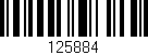 Código de barras (EAN, GTIN, SKU, ISBN): '125884'