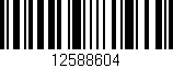 Código de barras (EAN, GTIN, SKU, ISBN): '12588604'