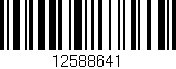 Código de barras (EAN, GTIN, SKU, ISBN): '12588641'