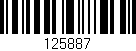Código de barras (EAN, GTIN, SKU, ISBN): '125887'