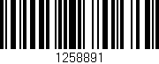 Código de barras (EAN, GTIN, SKU, ISBN): '1258891'