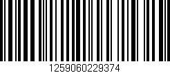 Código de barras (EAN, GTIN, SKU, ISBN): '1259060229374'
