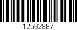 Código de barras (EAN, GTIN, SKU, ISBN): '12592887'