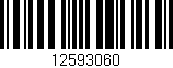 Código de barras (EAN, GTIN, SKU, ISBN): '12593060'