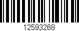 Código de barras (EAN, GTIN, SKU, ISBN): '12593268'