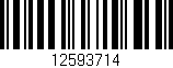 Código de barras (EAN, GTIN, SKU, ISBN): '12593714'