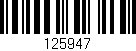Código de barras (EAN, GTIN, SKU, ISBN): '125947'
