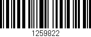 Código de barras (EAN, GTIN, SKU, ISBN): '1259822'