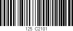 Código de barras (EAN, GTIN, SKU, ISBN): '125/C2101'