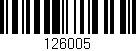 Código de barras (EAN, GTIN, SKU, ISBN): '126005'