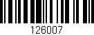 Código de barras (EAN, GTIN, SKU, ISBN): '126007'