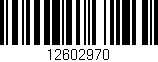 Código de barras (EAN, GTIN, SKU, ISBN): '12602970'