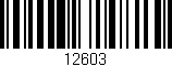 Código de barras (EAN, GTIN, SKU, ISBN): '12603'