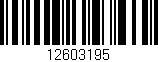 Código de barras (EAN, GTIN, SKU, ISBN): '12603195'