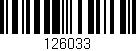 Código de barras (EAN, GTIN, SKU, ISBN): '126033'