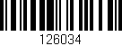 Código de barras (EAN, GTIN, SKU, ISBN): '126034'