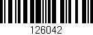 Código de barras (EAN, GTIN, SKU, ISBN): '126042'