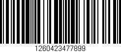 Código de barras (EAN, GTIN, SKU, ISBN): '1260423477899'