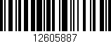 Código de barras (EAN, GTIN, SKU, ISBN): '12605887'