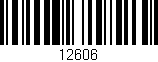 Código de barras (EAN, GTIN, SKU, ISBN): '12606'