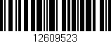 Código de barras (EAN, GTIN, SKU, ISBN): '12609523'