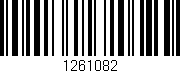 Código de barras (EAN, GTIN, SKU, ISBN): '1261082'
