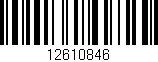 Código de barras (EAN, GTIN, SKU, ISBN): '12610846'