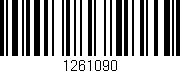 Código de barras (EAN, GTIN, SKU, ISBN): '1261090'